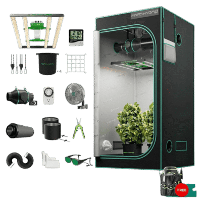 Mars Hydro FC-3000 EVO Grow Set - Komplettpaket 100x100 mit 4 Zoll Abluft - Schwaben Terps Shop