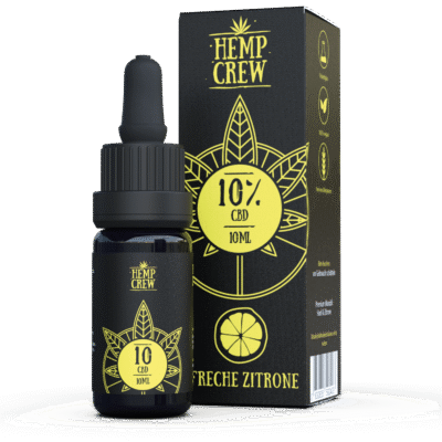 10% CBD Öl Freche Zitrone - HempCrew