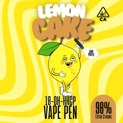 10-OH-HHCP Vape Pen Lemon 98% 10-OH-HHC Cali Vape Pen Extra Strong - CBD040