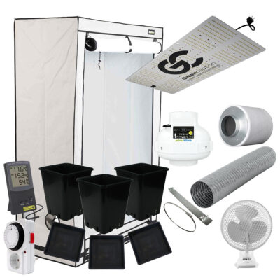 3 Pflanzen Komplettset Upper Class 250W 120x60 - Grow Guru