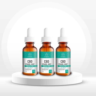 3 x Vitadol Mint CBD Öl 5% 10ml - CBDwelt
