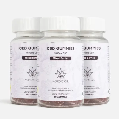 3FÜR2 CBD Fruchtgummis 1500mg Beeren - Nordic Oil