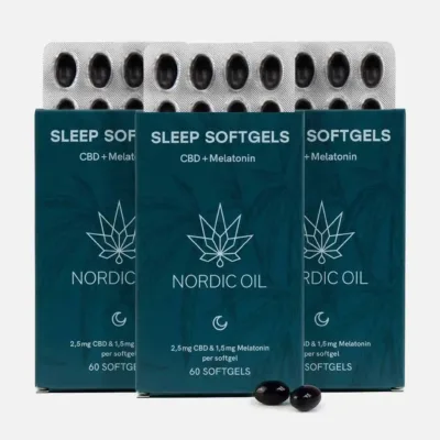 3FÜR2 CBD Kapseln mit Melatonin - Nordic Oil