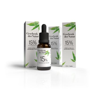 3x Geschenk der Natur CBD Öl 15% - Hempamed
