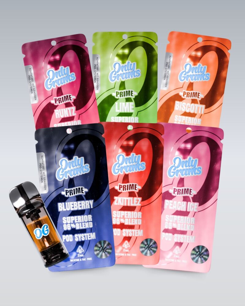 4+2 Gratis Superior Pods Nachfüll Pack - Only Grams