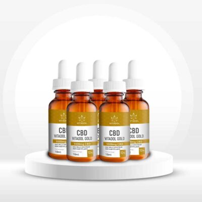 5 x Vitadol Gold CBD Öl 10% 10ml - CBDwelt