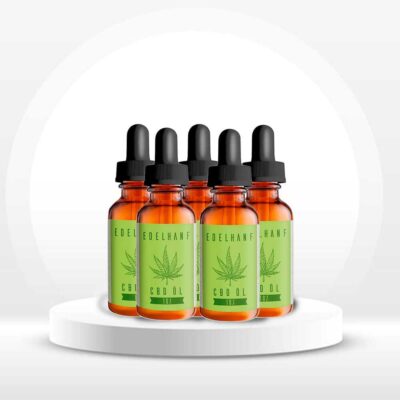 5x Edelhanf CBD Öl 10% 10 ml - CBDwelt