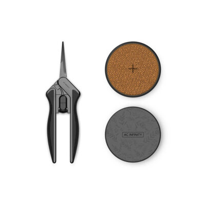 AC Infinity Edelstahl Präzisionstrimmschere Grade Klinge mit Reinigungsset - Grow Guru