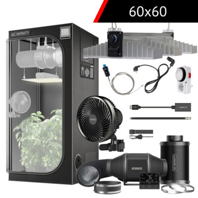 AC Infinity & SANlight Komplettset S | 60x60x180 cm | 200 Watt - Grow Guru