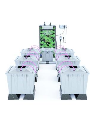 Alien Hydroponics AERO System Silver Series 30L Töpfe mit 6 Töpfen - Grow Guru