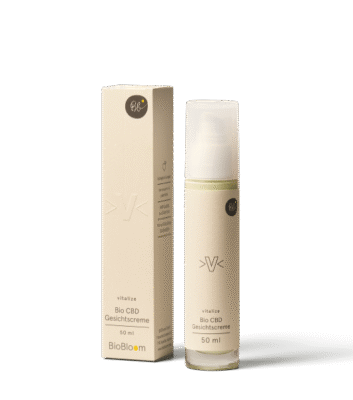 Bio CBD Gesichtscreme vitalize - BioBloom