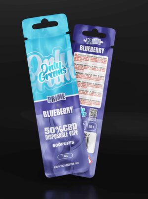 Blueberry CBD Vape 50% CBD - Only Grams