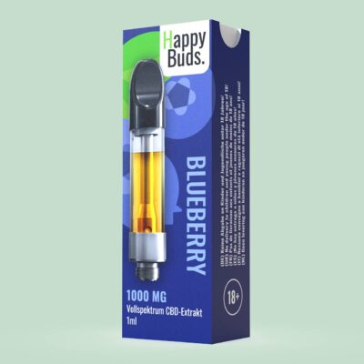 Blueberry CBD Vape Kartusche - HappyBuds