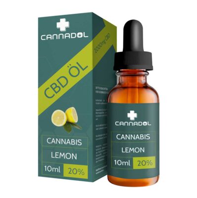 Cannadol 10ml CBD Öl Lemon Bio und Vegan 2.000mg - CBDwelt