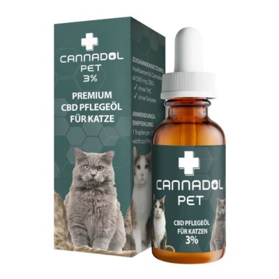 Cannadol Pet 3% Premium CBD Öl für Katzen - CBDwelt