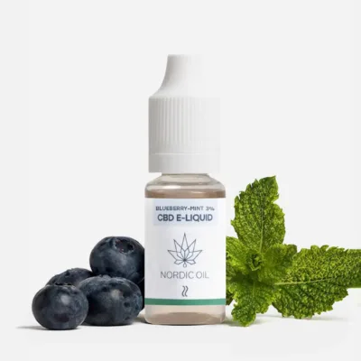 CBD E-Liquid Blaubeere & Minze - Nordic Oil