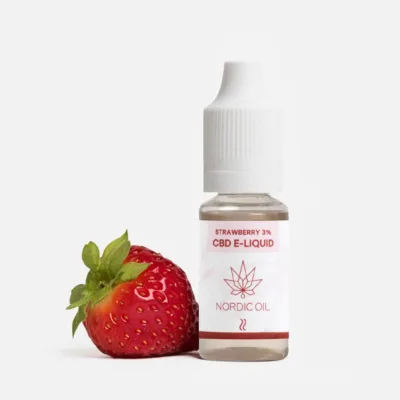 CBD E-Liquid Erdbeere - Nordic Oil