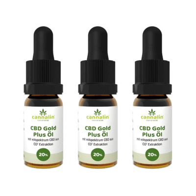 CBD Gold Öl 20% Angebot 3 zum Preis von 2 - Cannalin
