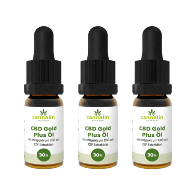CBD Gold Öl 30% Angebot 3 zum Preis von 2 - Cannalin