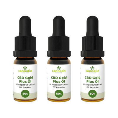 CBD Gold Öl 50% Angebot 3 zum Preis von 2 - Cannalin