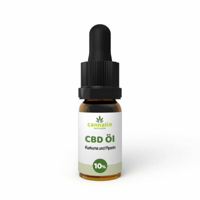 CBD Öl 10% Kurkuma und Piperin - Cannalin