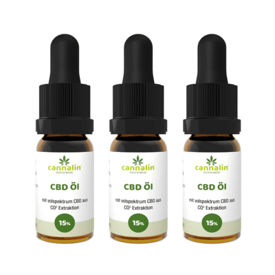 CBD Öl 15% 3 zum Preis von 2 - Cannalin