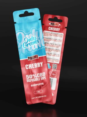 Cherry CBD Vape 50% CBD - Only Grams