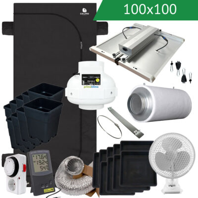 DIY LED Growbox Komplettset 100x100 300W - Grow Guru