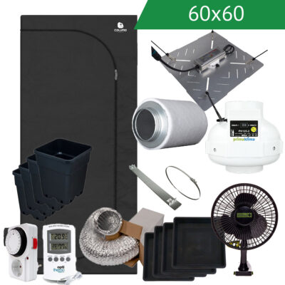 DIY LED Growbox Komplettset 60x60 160W - Grow Guru