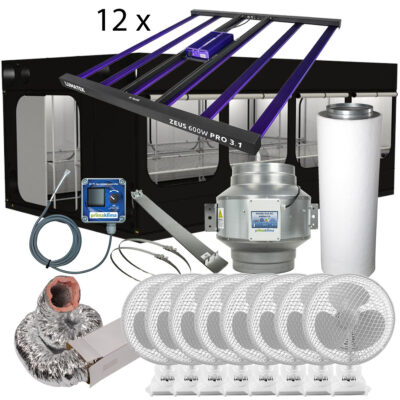 DIY XL LED Komplettset 212m² 7200W - Grow Guru