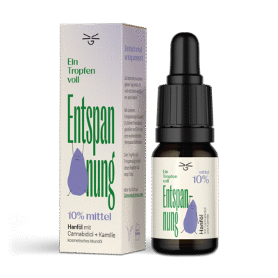 Ein Tropfen voll Entspannung CBD Öl 10% - Grinsekatzen