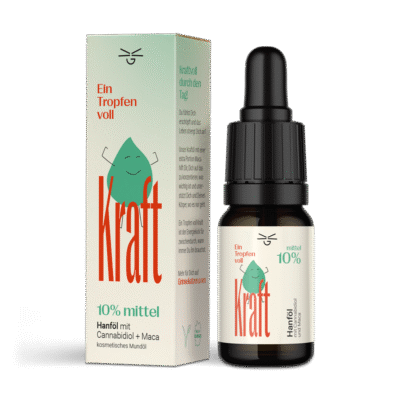 Ein Tropfen voll Kraft CBD Öl 10% - Grinsekatzen