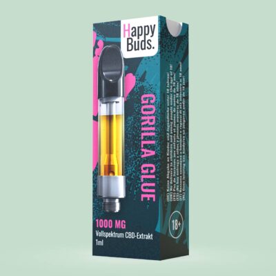 Gorilla Glue CBD Vape Kartusche - HappyBuds