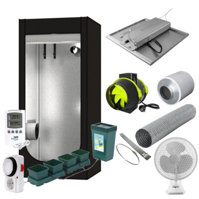 Growbox Komplettset mit Bewässerung 80x80 150W - Grow Guru