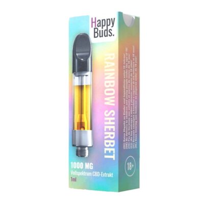 Happy Buds CBD Extraktkartuschen nach Wahl Rainbow Sherbet - CBDwelt