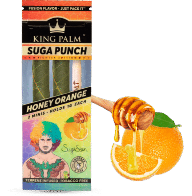 King Palm 2 Mini Rolls Suga Punch Sean O Malley Edition - East Smoke