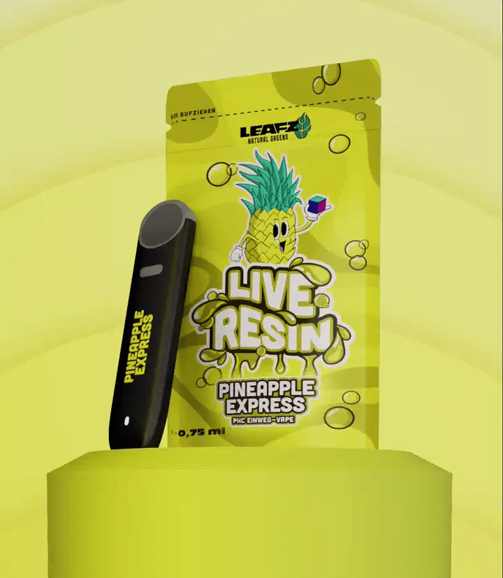 Live Resin PHC Vape Pineapple Express - LEAFZ