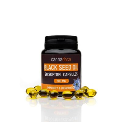 Premium Schwarzkümmelöl 90 Kapseln  Nigella Sativa  - Cannadoca