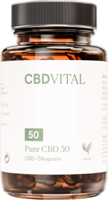PURE CBD 50 Kapseln - CBD Vital