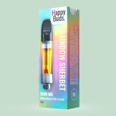 Rainbow Sherbet CBD Vape Kartusche - HappyBuds