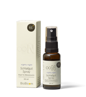 Schlafgut Spray mit Melatonin nighty night - BioBloom