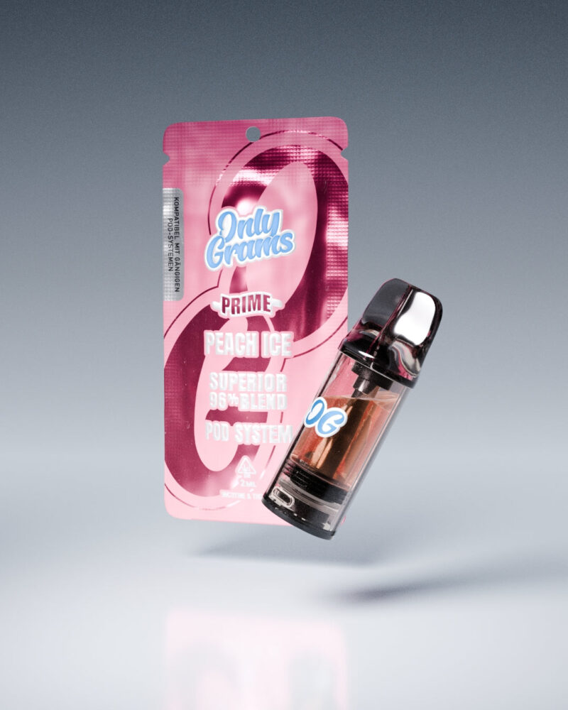 Superior Pod 96% Peach Ice 2ml - Only Grams