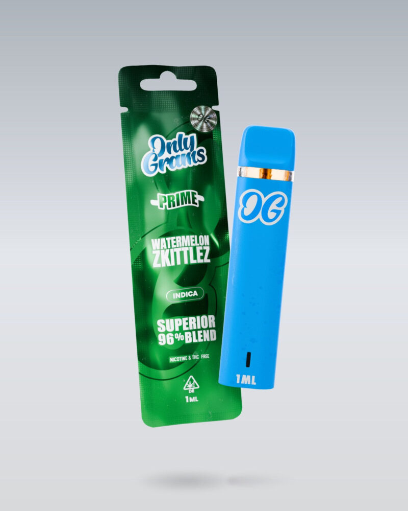 Superior Vape 96% Watermelon Zkittlez Indica - Only Grams