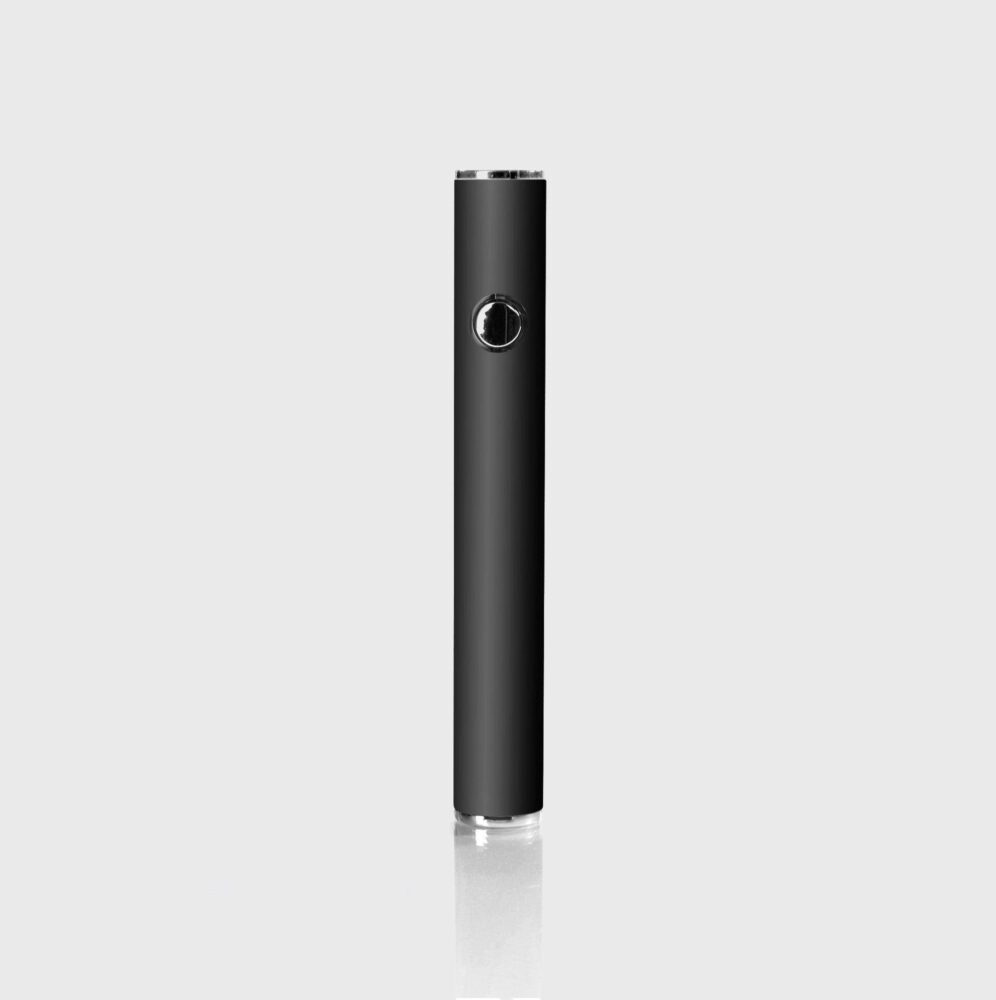 Vape Pen All Black Preheat Button - Flower Power