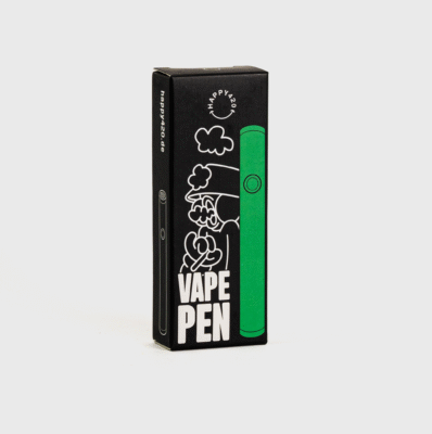 Vape Pen Green Preheat Button inkl Charger - Happy420