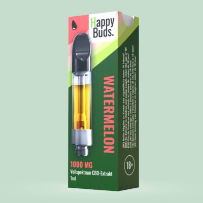 Watermelon CBD Vape Kartusche - HappyBuds