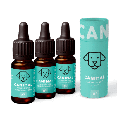 3x CBD Hundeöl 6% - Canimal