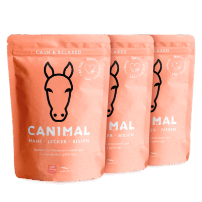 3x CBD Leckerbissen für Pferde - Canimal