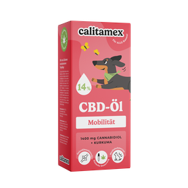 Calitamex CBD-Öl für Mobilität 10 ml 14% CBD Hunde ab 20kg - Hanfjack