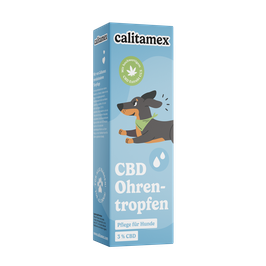 Calitamex CBD Ohrentropfen für Hunde 100 ml - Hanfjack